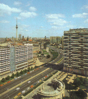 Leipziger Strae, Postkarte aus dem Jahr 1987, Foto: Kiesling, Berlin